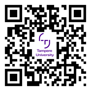 QR Code with Tampere University logo